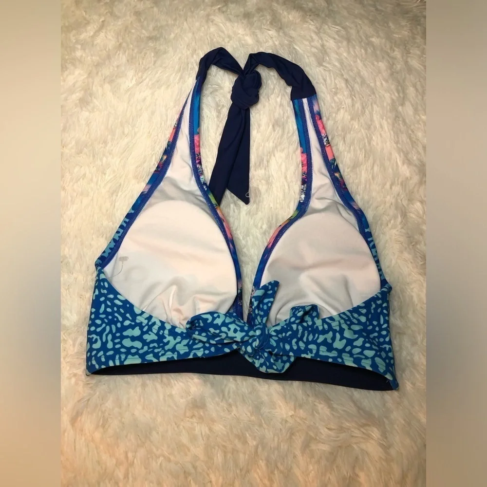 🩷🦋Colorful Halter Bikini Top size Small🦋🩷